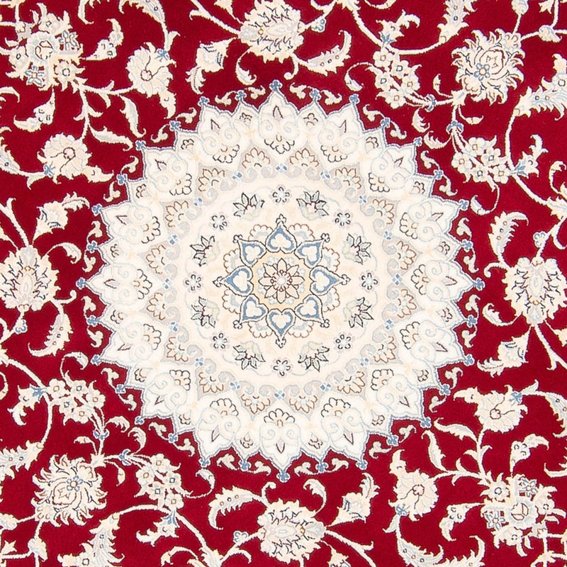 Perser Rug - Nain round  - 200 x 200 cm - red