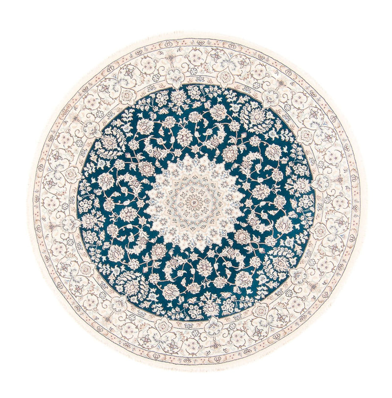 Perser Rug - Nain round  - 200 x 200 cm - blue