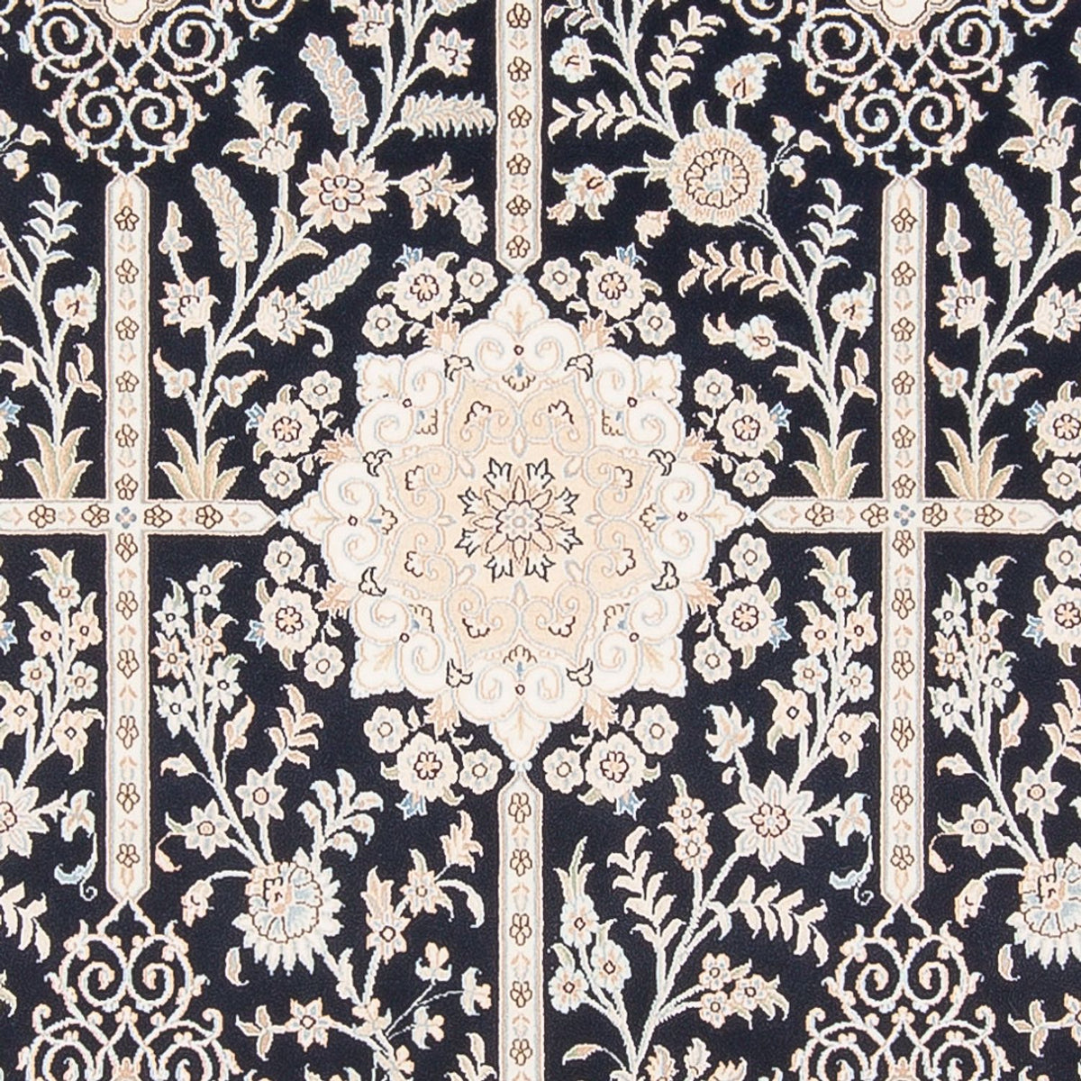 Perser Rug - Nain - Premium - 298 x 198 cm - dark blue