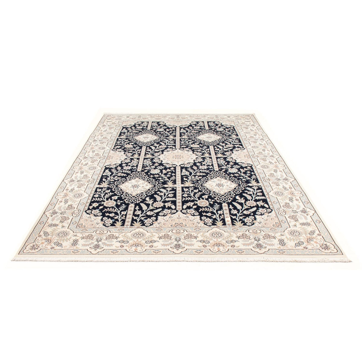 Perser Rug - Nain - Premium - 298 x 198 cm - dark blue