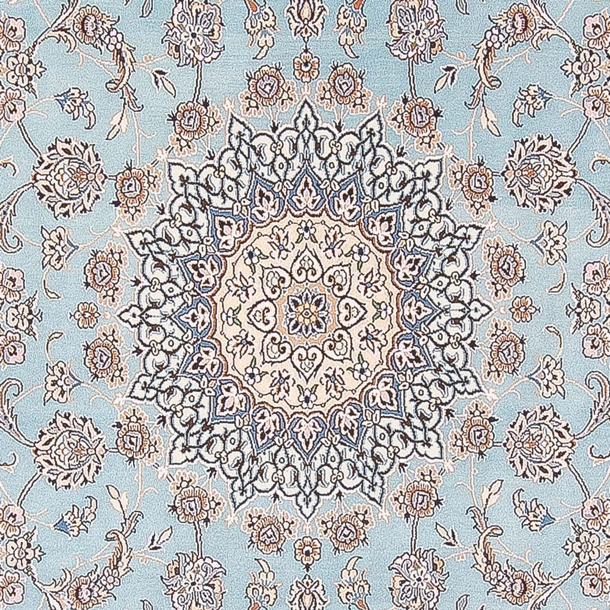 Perser Rug - Nain - Premium - 308 x 200 cm - light blue