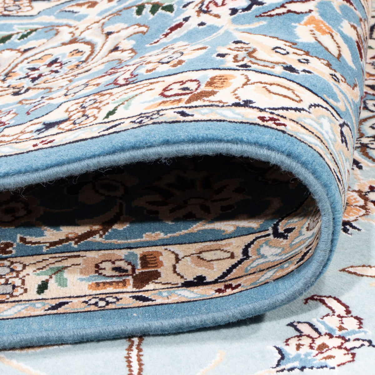 Perser Rug - Nain - Premium - 308 x 200 cm - light blue