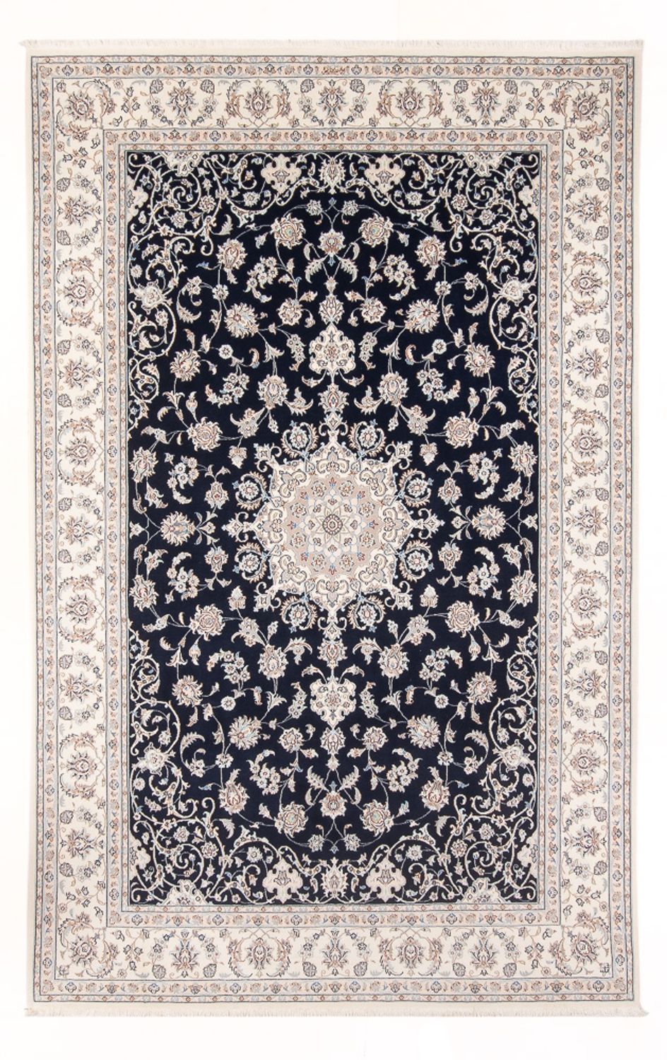 Perser Rug - Nain - Premium - 298 x 200 cm - dark blue