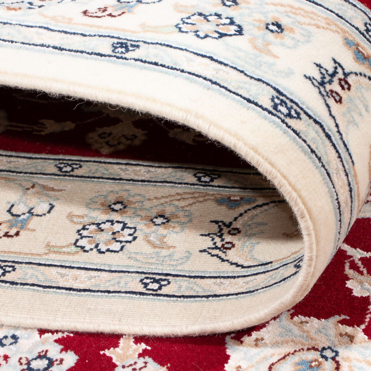 Runner Perser Rug - Nain - Premium - 355 x 87 cm - red