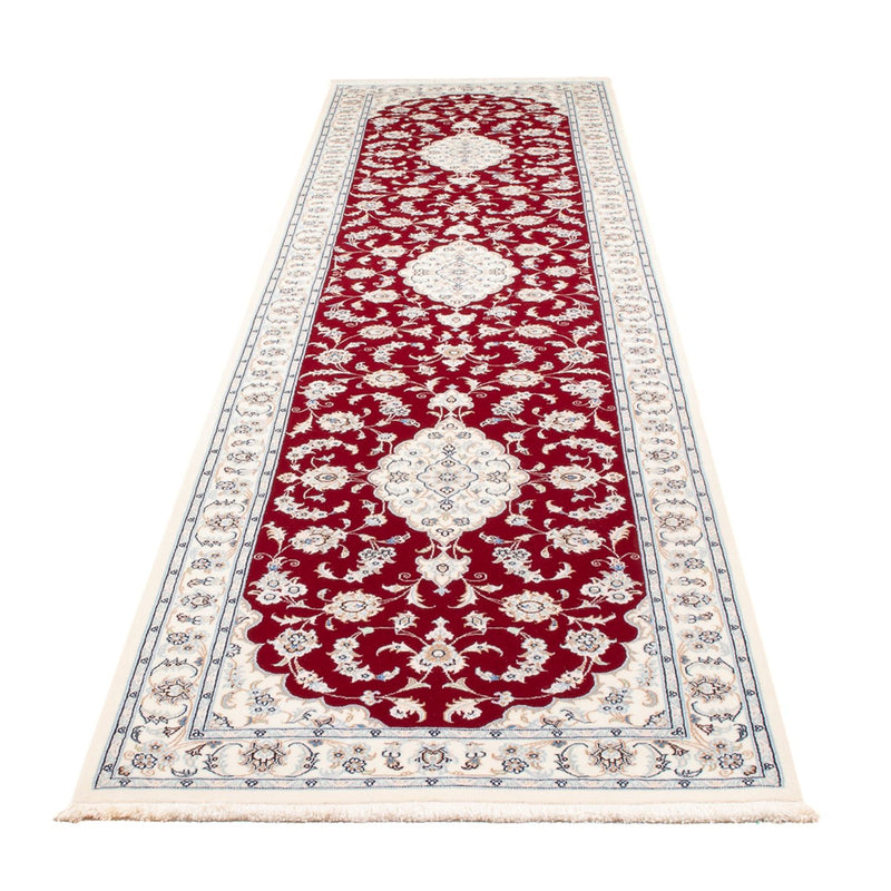 Runner Perser Rug - Nain - Premium - 355 x 87 cm - red