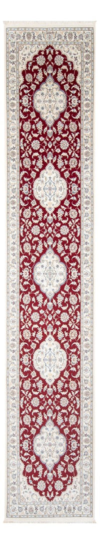 Runner Perser Rug - Nain - Premium - 404 x 88 cm - red