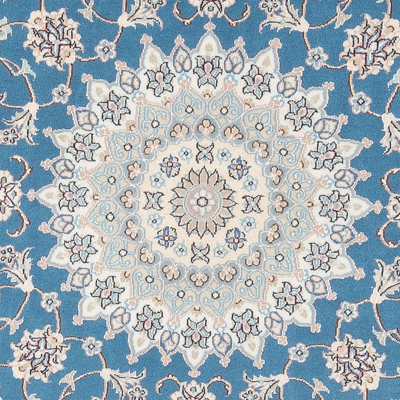 Perser Rug - Nain - Premium round  - 157 x 150 cm - blue