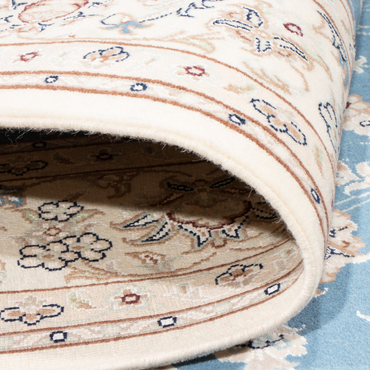 Perser Rug - Nain - Royal - 210 x 149 cm - light blue