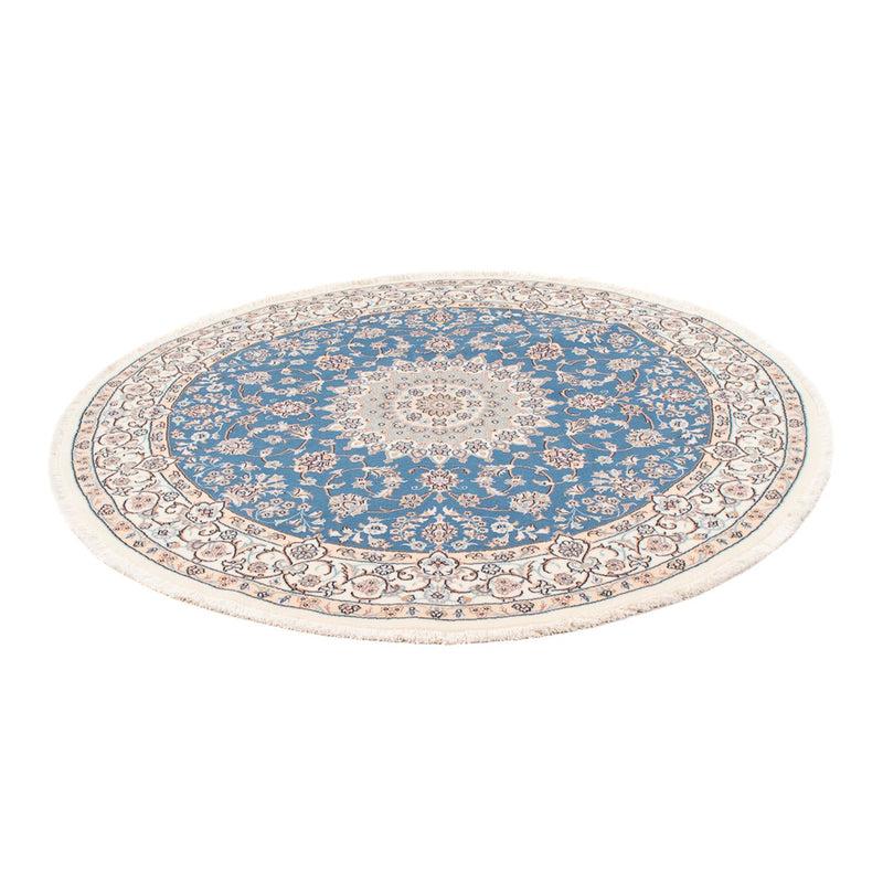 Perser Rug - Nain - Premium round  - 154 x 151 cm - blue