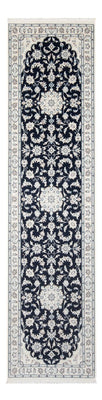Runner Perser Rug - Nain - Premium - 296 x 80 cm - dark blue