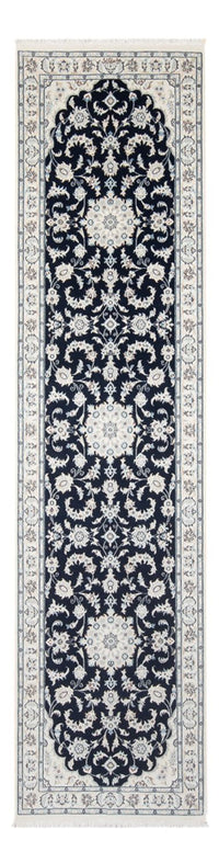 Runner Perser Rug - Nain - Premium - 296 x 80 cm - dark blue