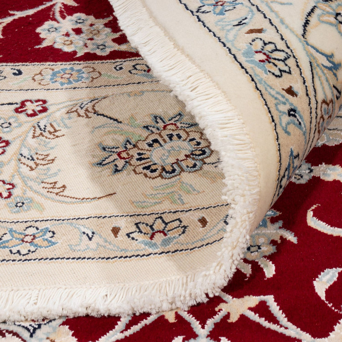 Perser Rug - Nain round  - 200 x 200 cm - red