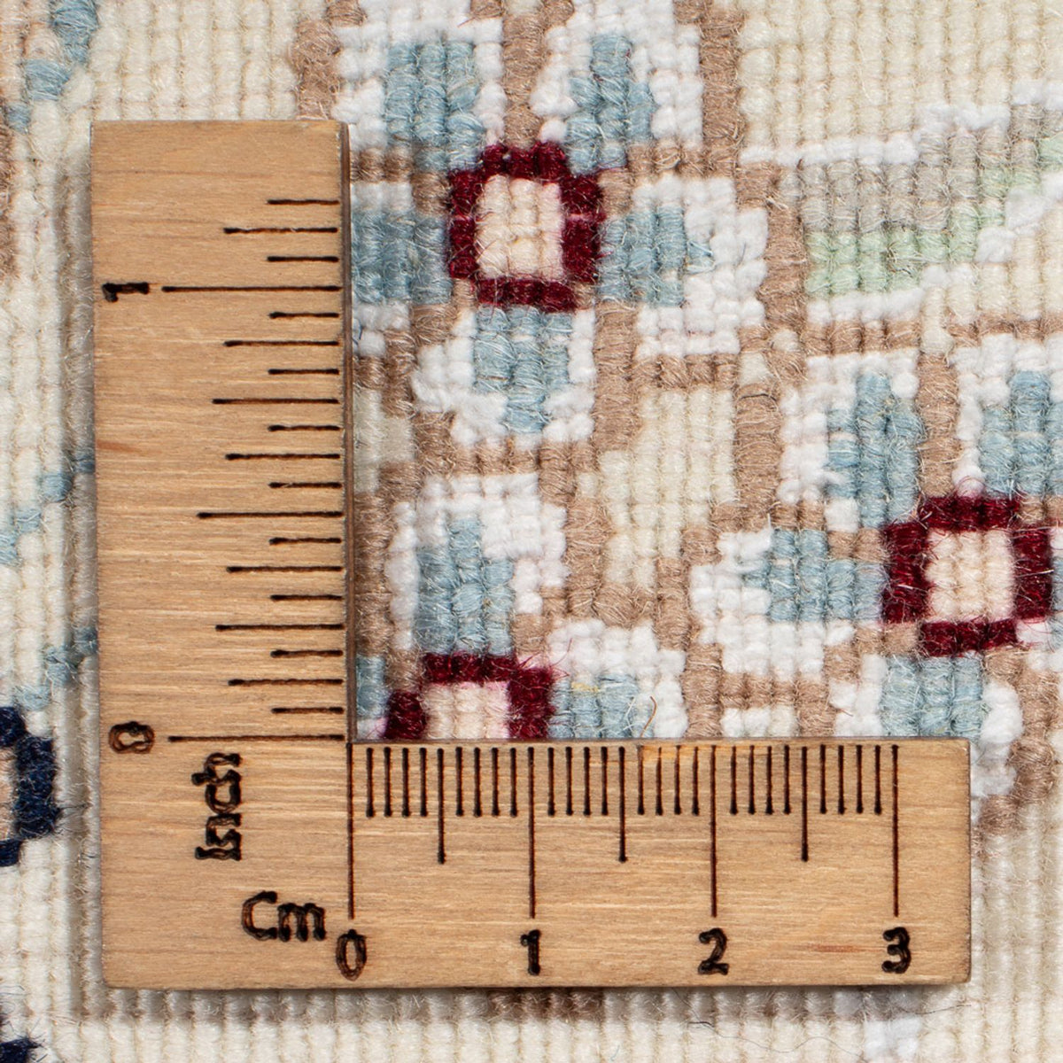 Perser Rug - Nain round  - 200 x 200 cm - petrol blue