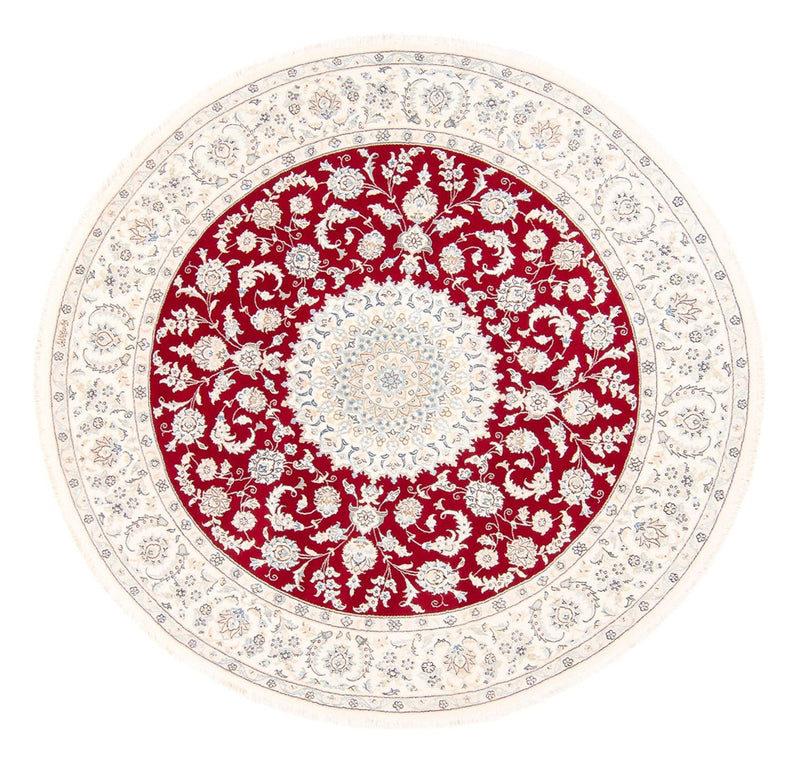 Perser Rug - Nain round  - 200 x 200 cm - red