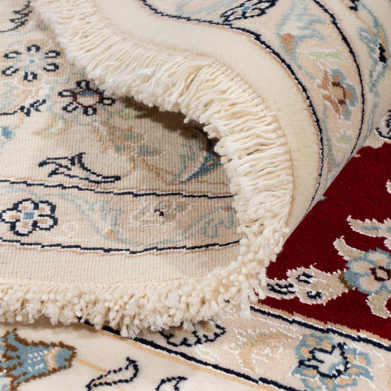 Perser Rug - Nain round  - 200 x 200 cm - red