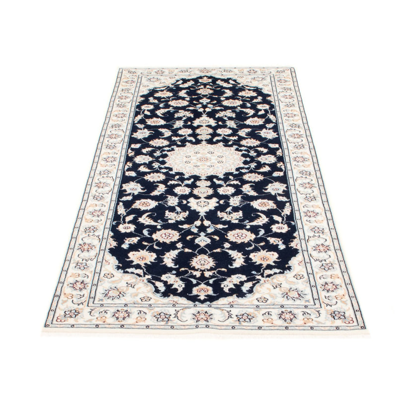 Runner Perser Rug - Nain - Royal - 197 x 80 cm - dark blue