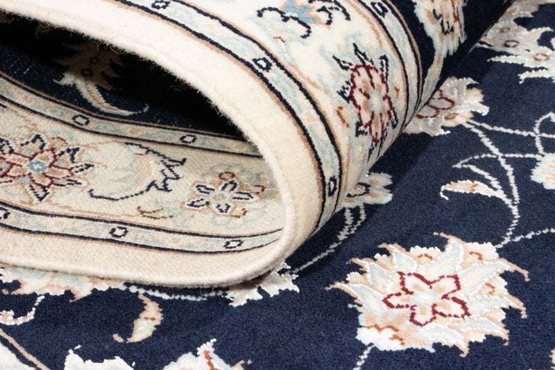 Runner Perser Rug - Nain - Royal - 198 x 81 cm - dark blue