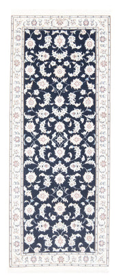 Runner Perser Rug - Nain - Royal - 197 x 80 cm - dark blue