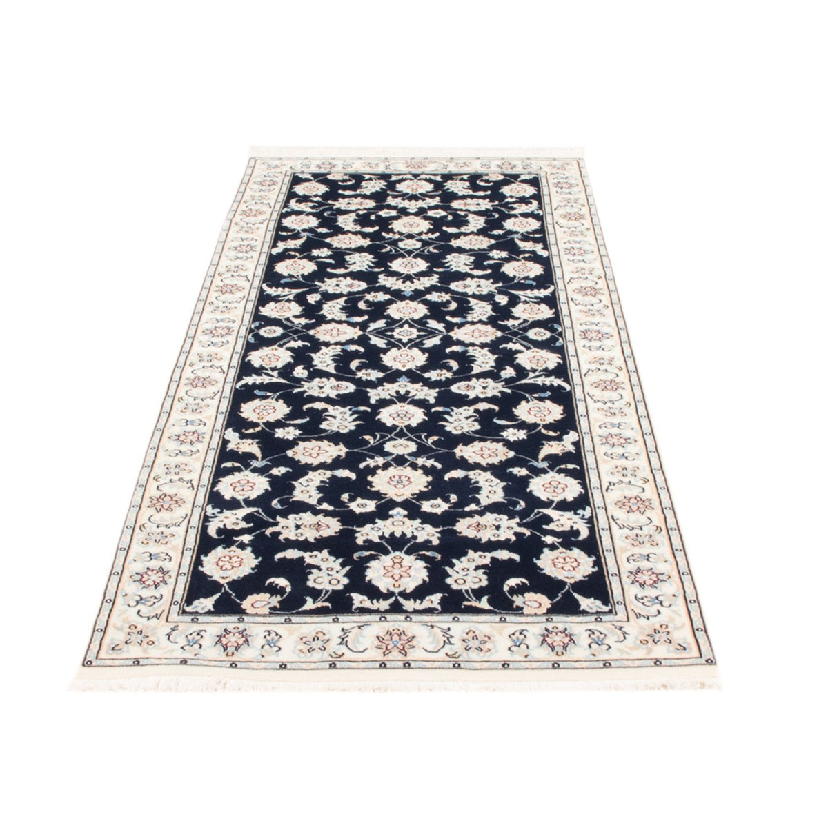 Runner Perser Rug - Nain - Royal - 197 x 80 cm - dark blue