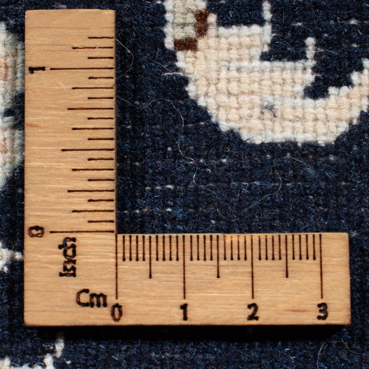 Runner Perser Rug - Nain - Royal - 197 x 80 cm - dark blue