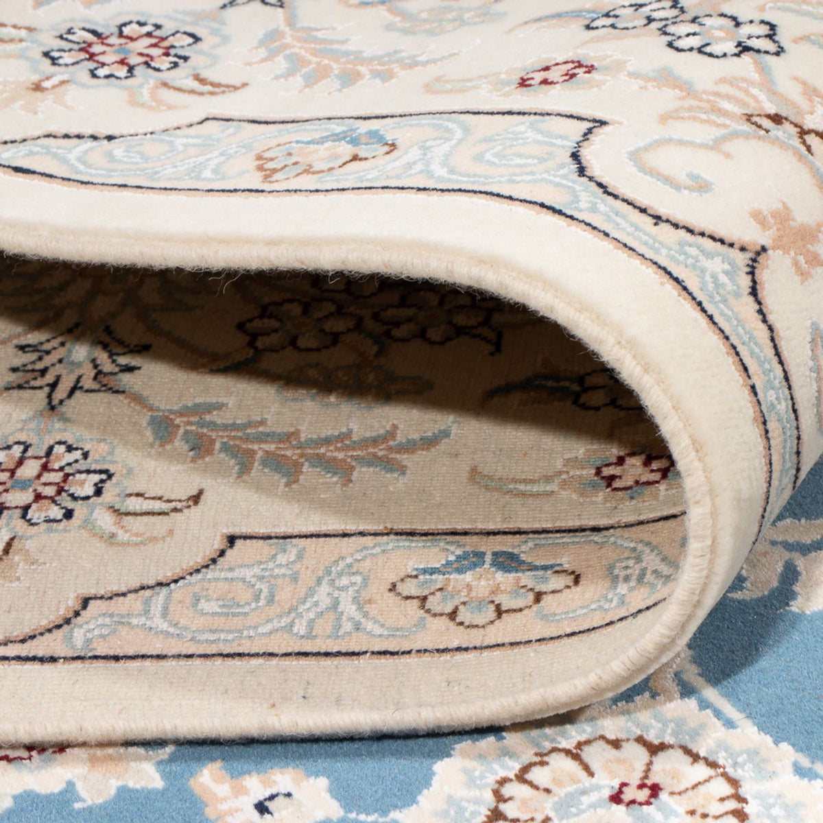 Perser Rug - Nain - Premium - 300 x 198 cm - light blue