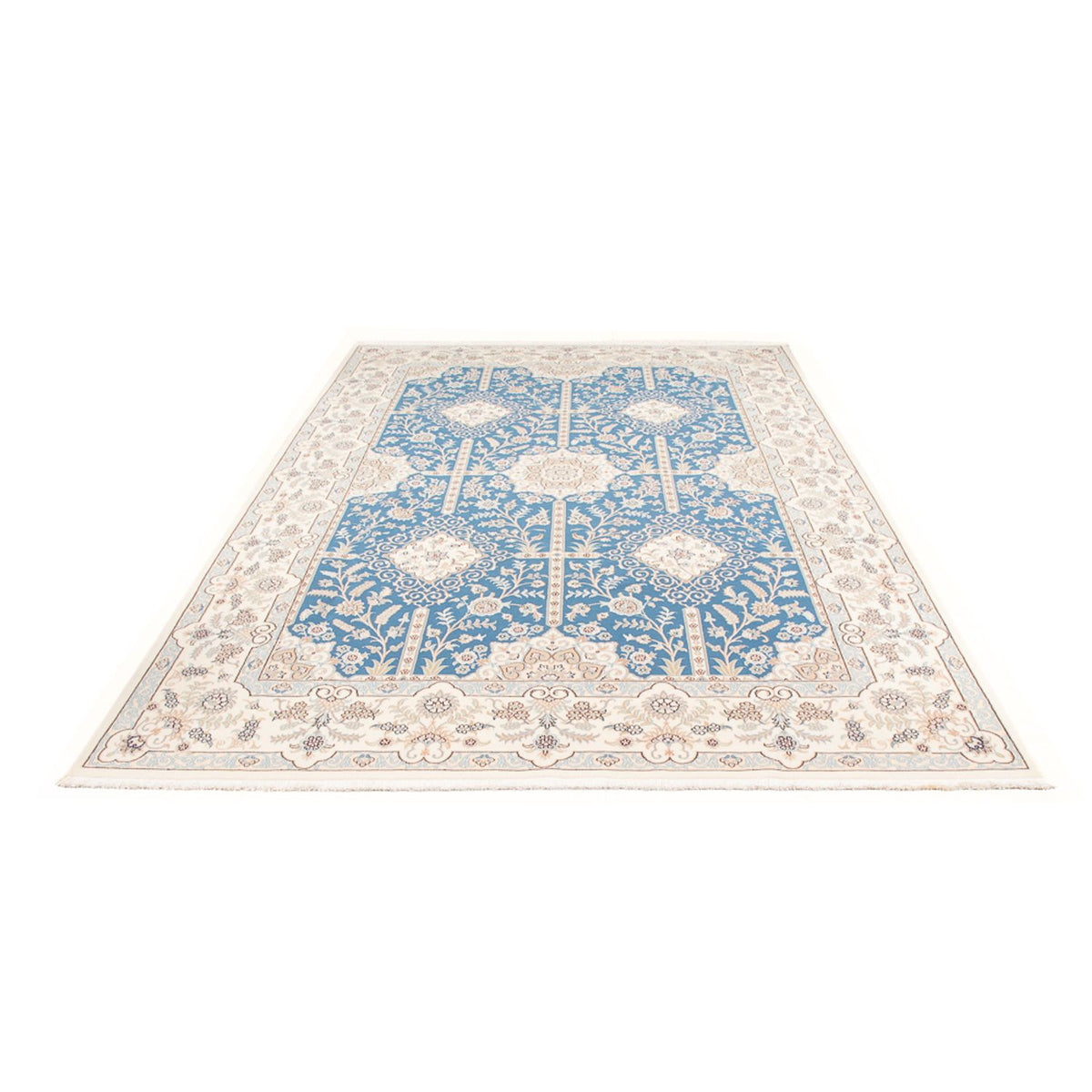 Perser Rug - Nain - Premium - 300 x 198 cm - light blue