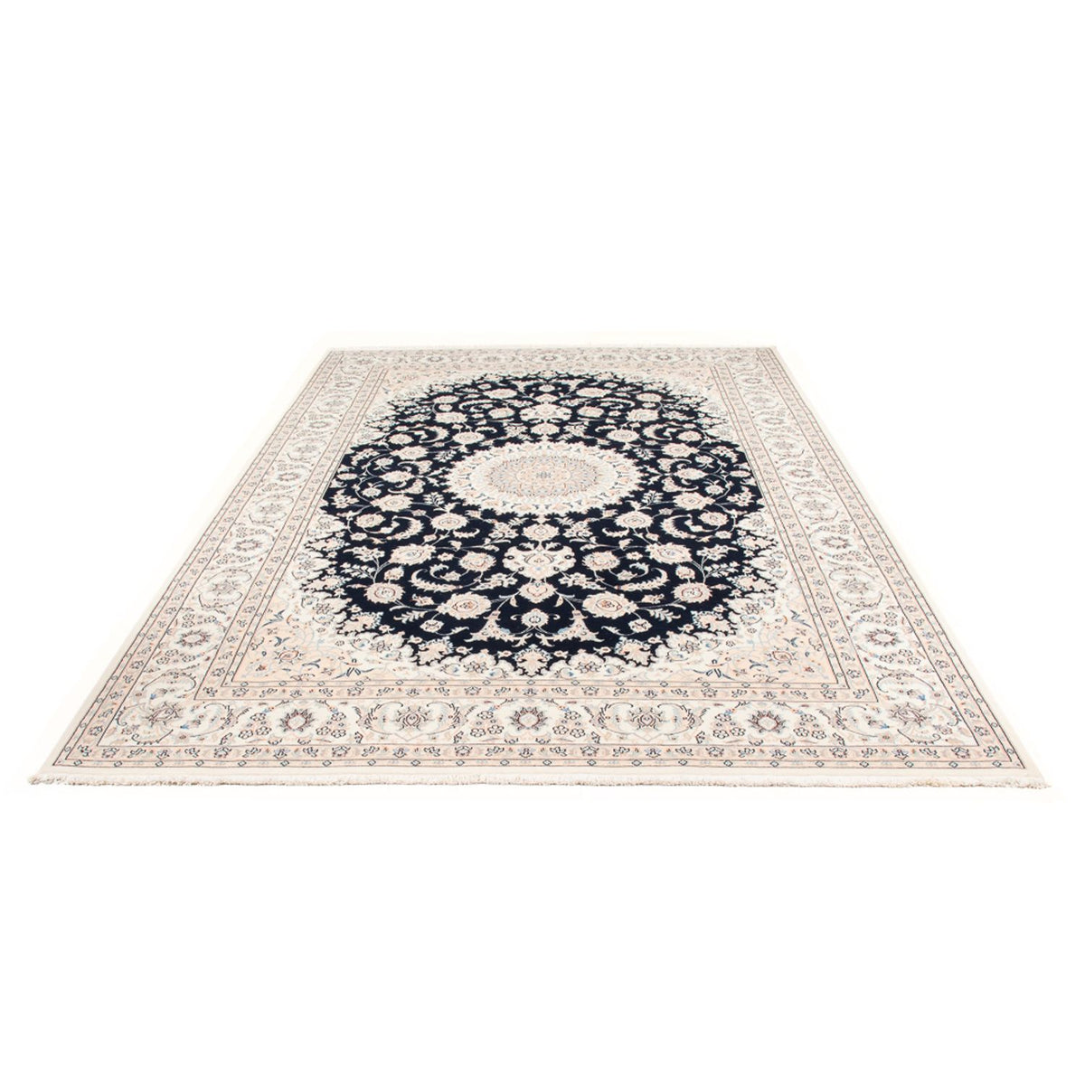 Perser Rug - Nain - Premium - 298 x 197 cm - dark blue
