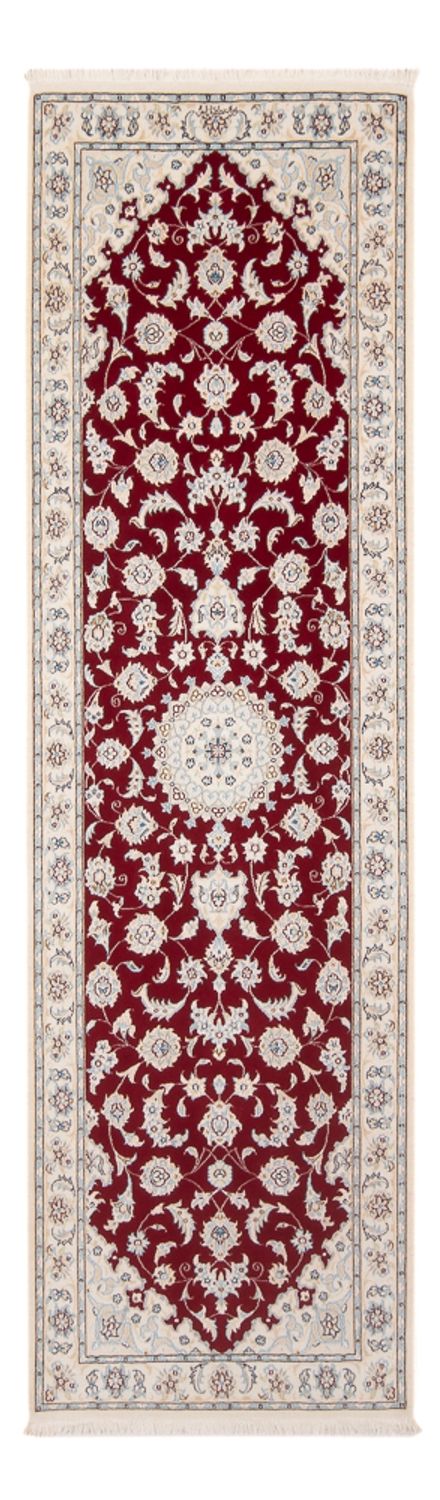Runner Perser Rug - Nain - Premium - 248 x 82 cm - red