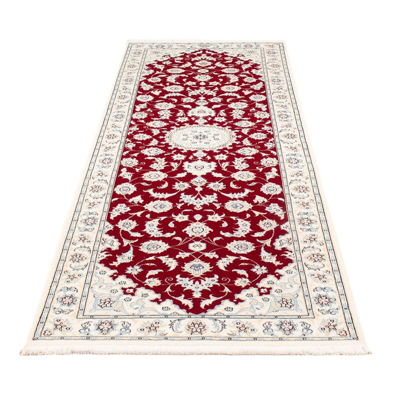 Runner Perser Rug - Nain - Premium - 248 x 82 cm - red