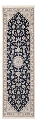 Runner Perser Rug - Nain - Premium - 253 x 81 cm - dark blue