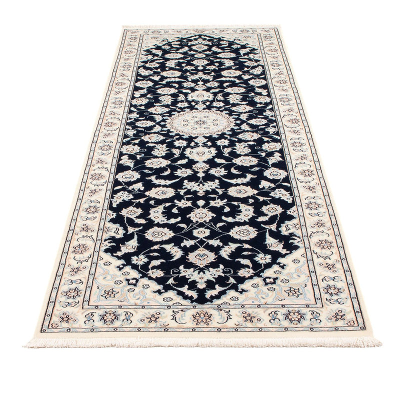 Runner Perser Rug - Nain - Premium - 253 x 81 cm - dark blue