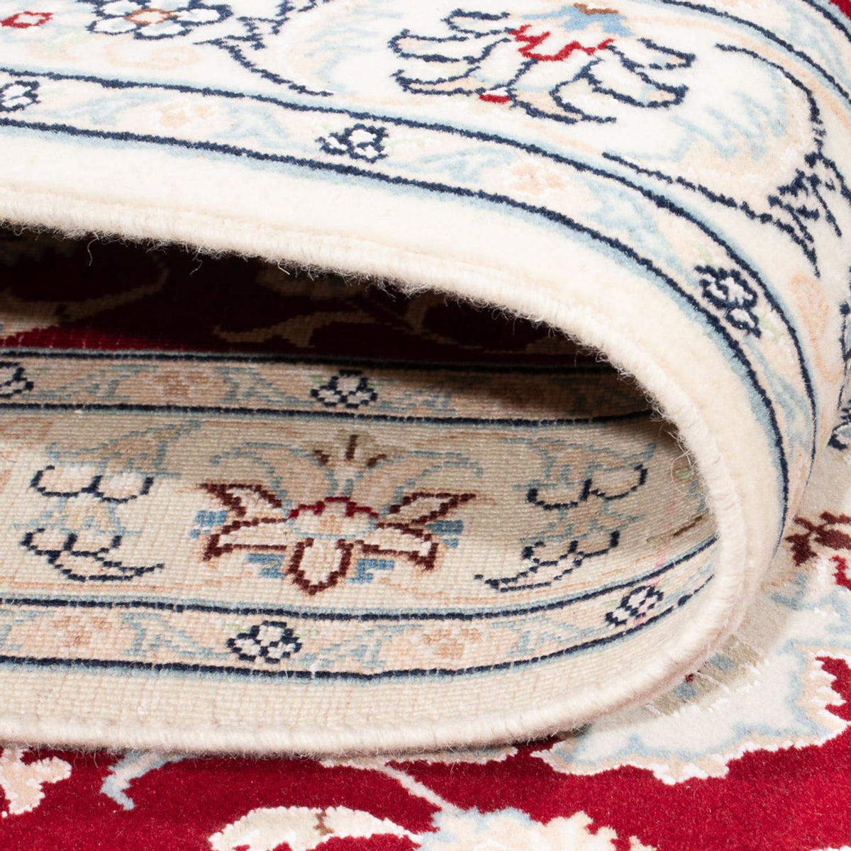 Runner Perser Rug - Nain - Premium - 300 x 82 cm - red