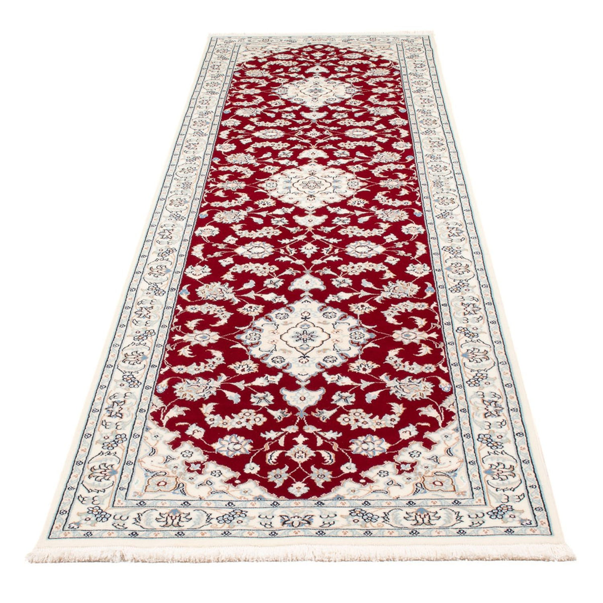 Runner Perser Rug - Nain - Premium - 290 x 80 cm - red