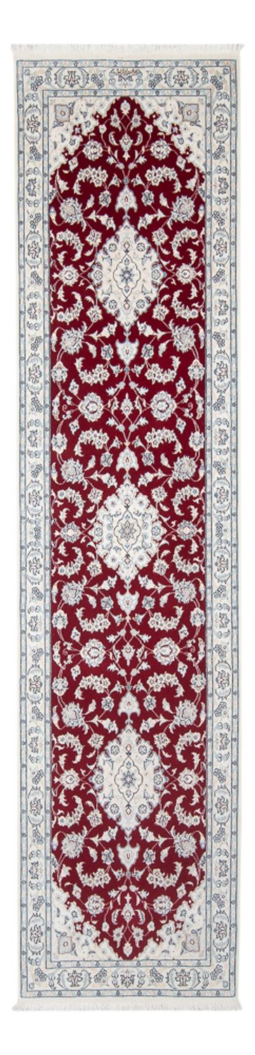 Runner Perser Rug - Nain - Premium - 298 x 82 cm - red