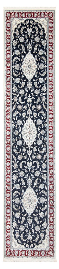 Runner Perser Rug - Nain - Premium - 353 x 85 cm - dark blue