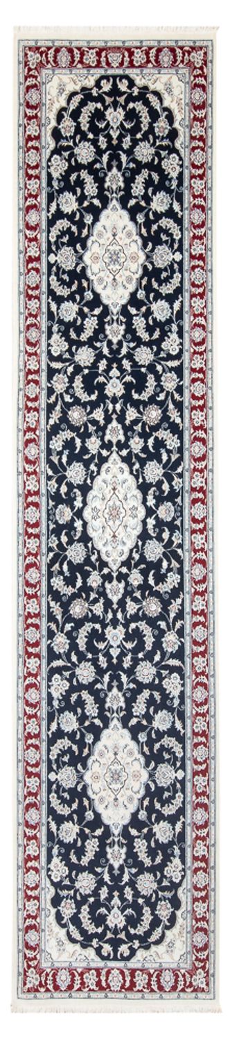 Runner Perser Rug - Nain - Premium - 353 x 85 cm - dark blue