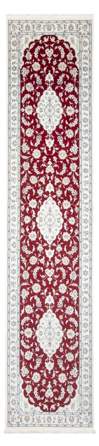 Runner Perser Rug - Nain - Premium - 352 x 85 cm - red