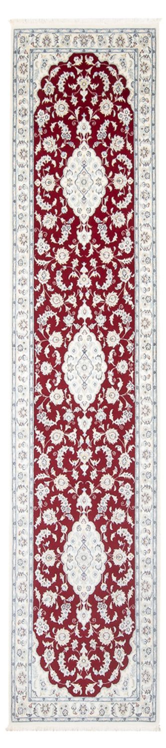 Runner Perser Rug - Nain - Premium - 350 x 85 cm - red