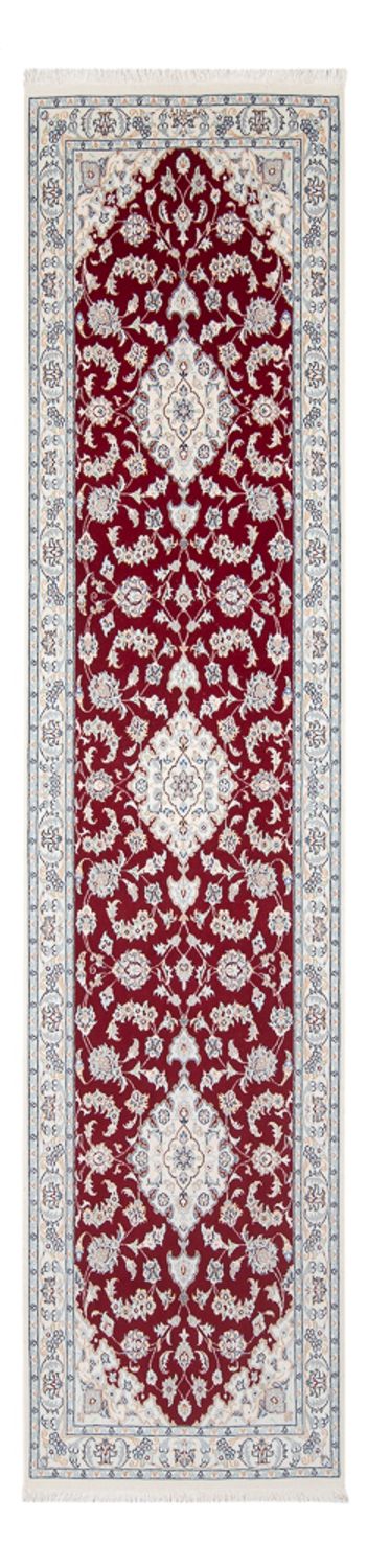 Runner Perser Rug - Nain - Premium - 311 x 82 cm - red