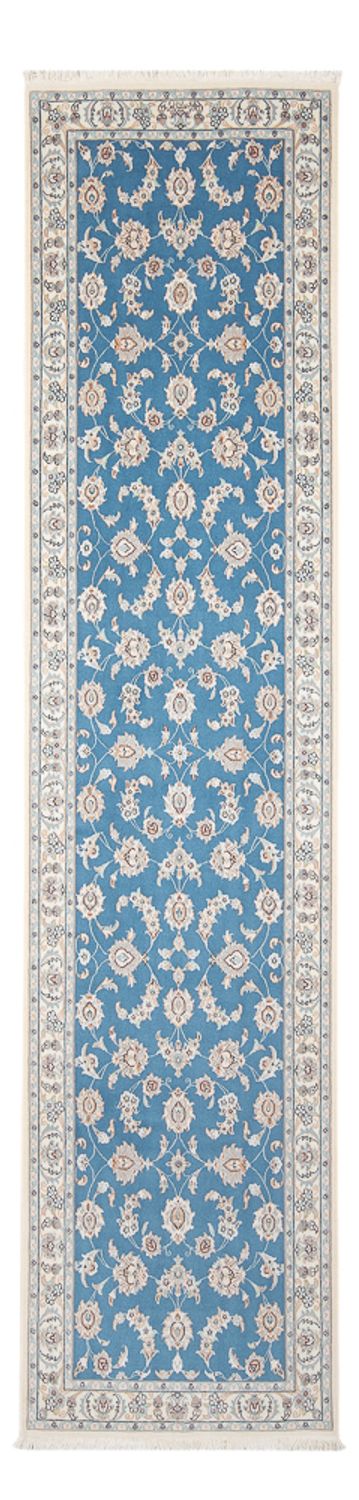 Runner Perser Rug - Nain - Premium - 312 x 80 cm - blue