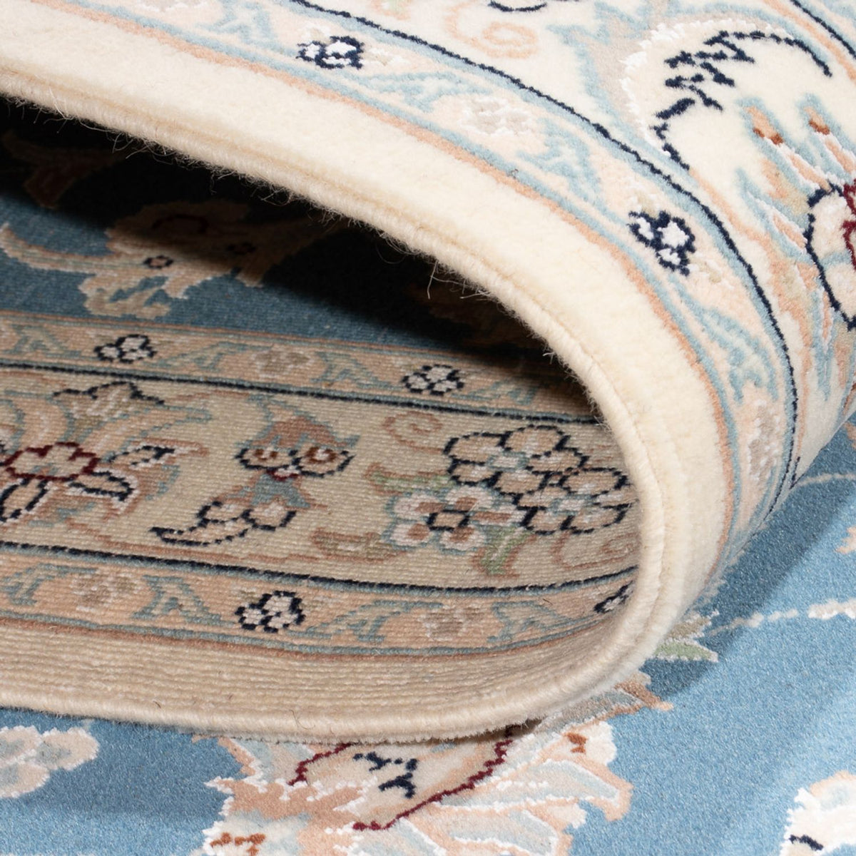 Runner Perser Rug - Nain - Premium - 312 x 80 cm - blue