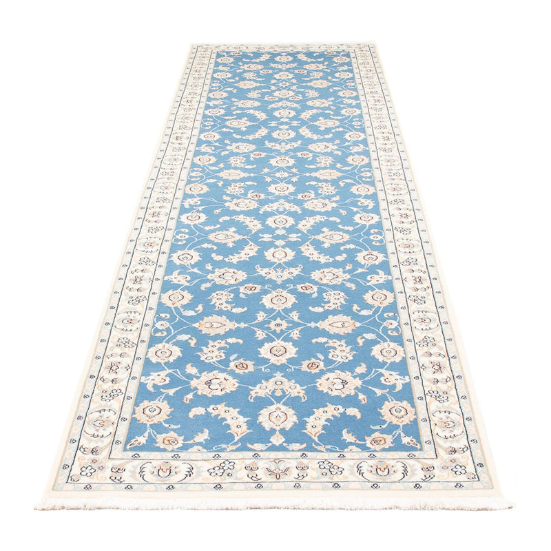 Runner Perser Rug - Nain - Premium - 308 x 81 cm - blue