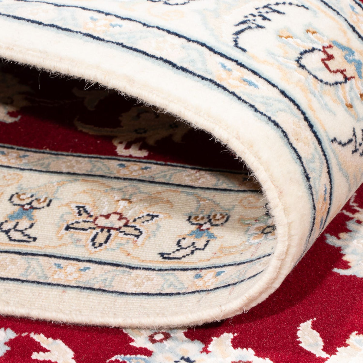 Runner Perser Rug - Nain - Premium - 297 x 82 cm - red