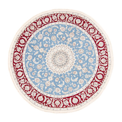 Perser Rug - Nain round  - 200 x 200 cm - light blue
