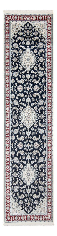 Runner Perser Rug - Nain - Premium - 292 x 80 cm - dark blue