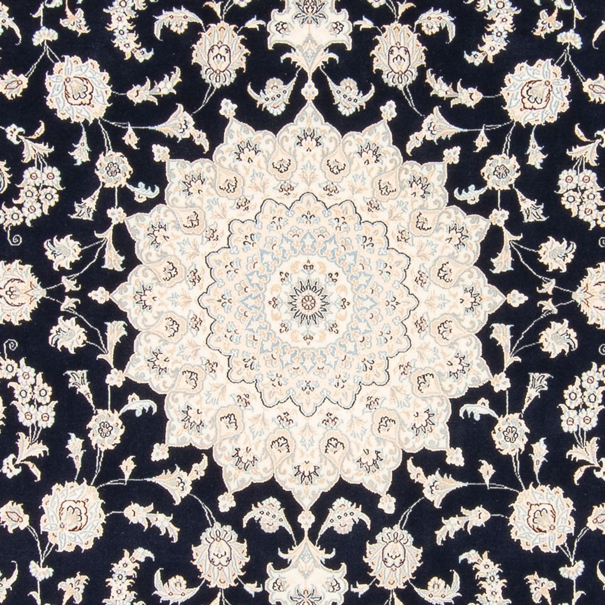 Perser Rug - Nain square  - 246 x 242 cm - dark blue