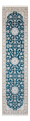 Runner Perser Rug - Nain - Premium - 298 x 81 cm - dark blue