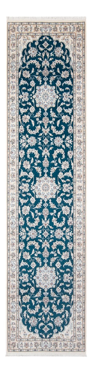 Runner Perser Rug - Nain - Premium - 298 x 81 cm - dark blue