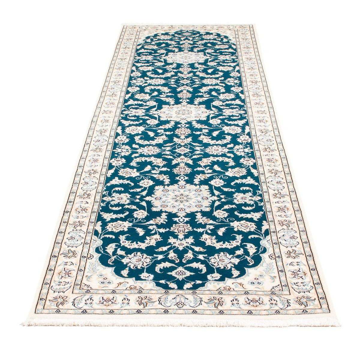 Runner Perser Rug - Nain - Premium - 298 x 81 cm - dark blue
