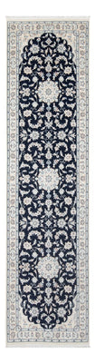 Runner Perser Rug - Nain - Premium - 297 x 81 cm - dark blue